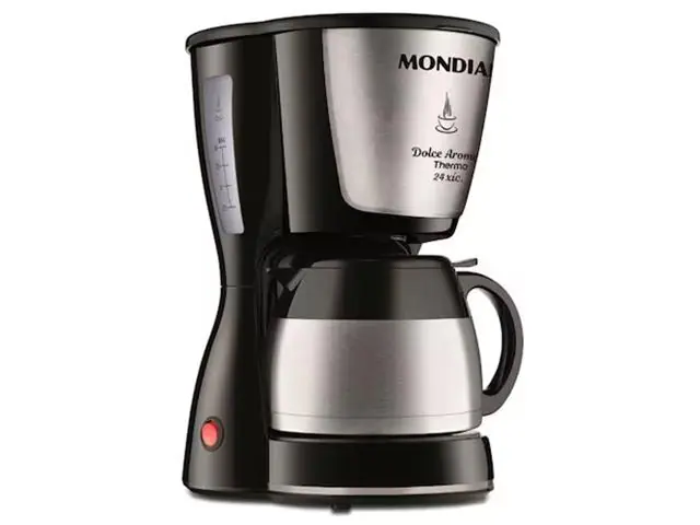 Cafeteira Elétrica Dolce Arome Thermo Inox 24 Xícaras Mondial 110V