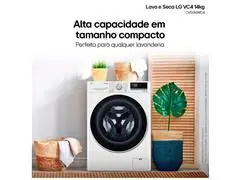 Lava e Seca LG VC4 14kg Branca AI DD CV5014WC4 110V - 2