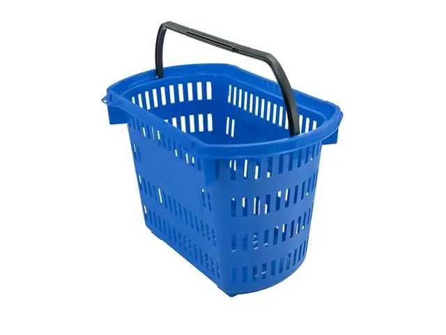 Cesta 30 Litros  Azul Padrao Sem Rodas