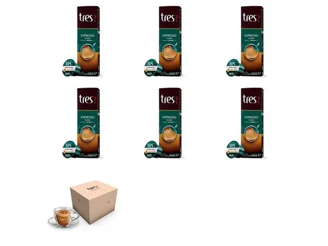 60 Cápsulas Três Corações Espresso Pleno + Xícara Exclusiva