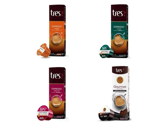 Combo 40 Cápsulas Espresso 3 Corações: Ameno, Pleno, Gourmet, Vibrante