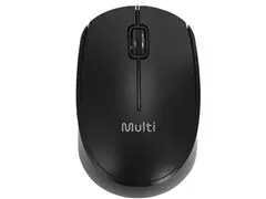 Mouse Óptico Sem Fio 1200 dpi Alcance 10 m Preto - Multi - 0