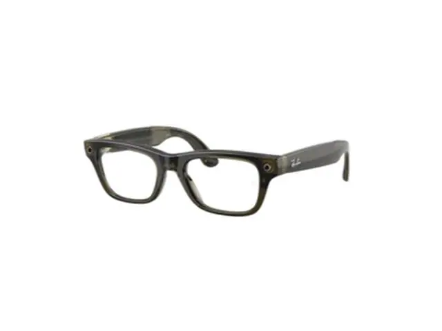 ÓCULOS RAY-BAN META BLAZER OPTICS | TRANSP. DARK OLIVE, CLEAR