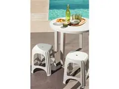 Banqueta Tramontina Niterói ECO Branca - 2