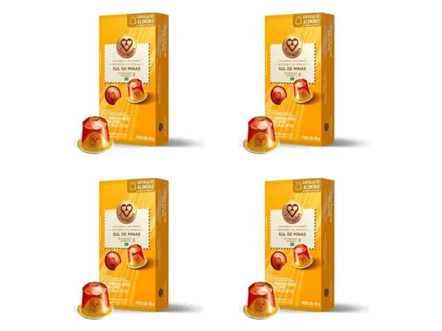 Combo 4 Unidades – Cápsula de Café Compatíveis Nespresso® Sul de Minas