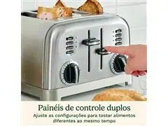 Torradeira Cuisinart Classic Inox 4 Fatias Always Even 110V - 4