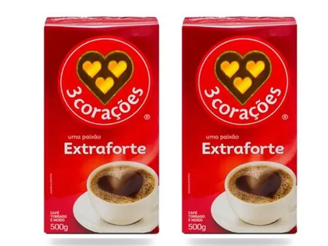 Combo 2 Cafés 3 Três Corações Extraforte 500g Torrado e Moído a Vácuo