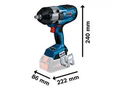 Chave de Impacto Bosch Gds 18V-1000 sem Bateria - 3