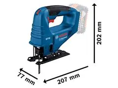 Serra TICO-TICO Bosch Gst 183-LI 18V sem Bateria - 4