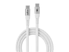 Cabo USB-C BRIGHT Branco 3A 1 Metro