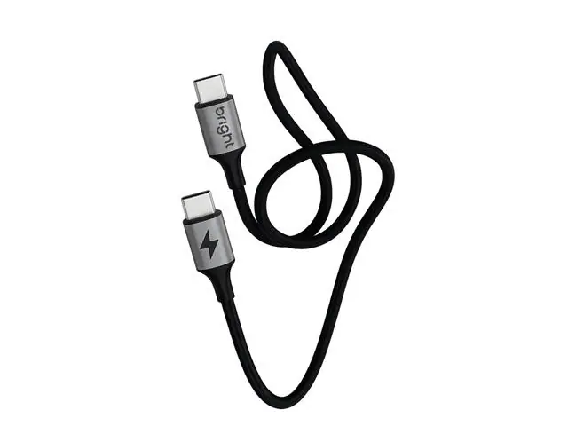 Cabo USB-C para USB-C BRIGHT USB 3.1 10 Gbps