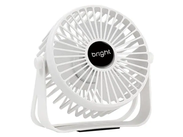 Ventilador USB BRIGHT Pequeno Branco