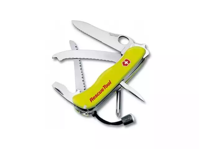 Canivete com Bainha Victorinox RescueTool 12 Funções Amarelo