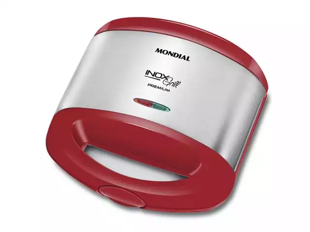 Sanduicheira Inox Grill RED Premium - Mondial