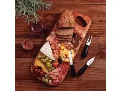 Jogo para Queijo Tramontina Inox 3 peças Plenus Preto - 1