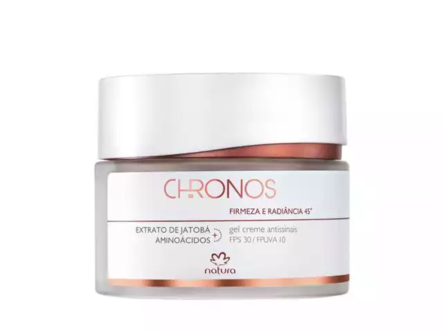 Gel Creme Antissinais 45+ Firmeza e Radiância Chronos - 40g