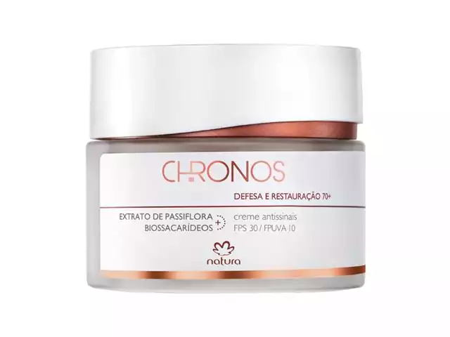 Creme Antissinais 70+ Defesa e Restauração Chronos - 40g