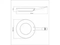 Frigideira Tramontina Aço Inox Antiaderente Profess Ø 30 cm - 4