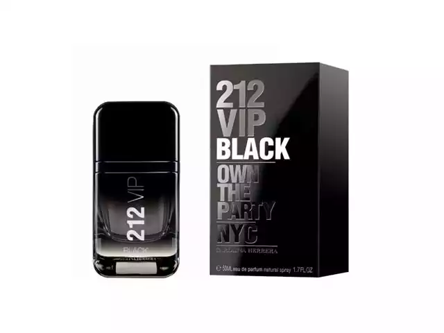 Perfume 212 Vip Black Carolina Herrera Masculino Eau de Parfum 50ml