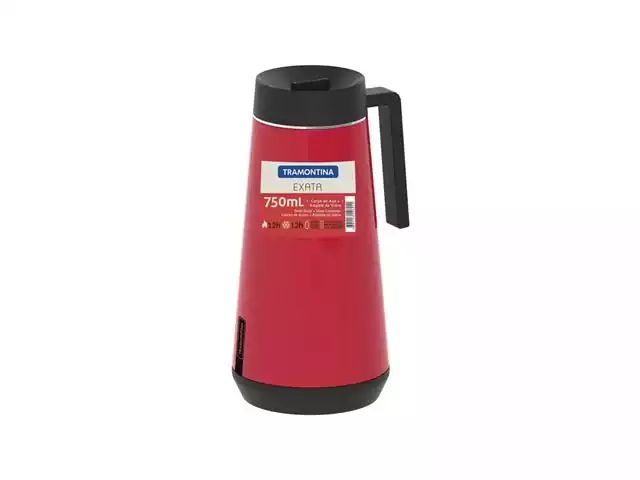 Bule Térmico Tramontina Exata Vermelho 750mL