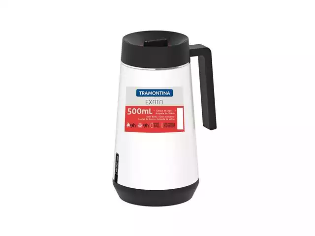 Bule Térmico Exata Tramontina com Infusor Branco 500mL