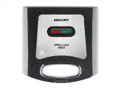 Grill e Sanduicheira Mallory Max Preta e Inox 750W - 1