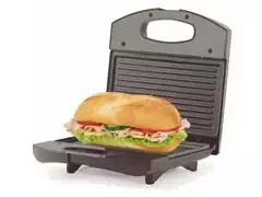 Grill e Sanduicheira Mallory Max Preta e Inox 750W - 3