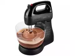 Batedeira Cadence Concept Special Preta 2 Tigelas