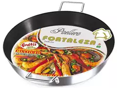 Paellera Fortaleza 45cm Black Interno