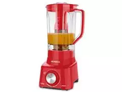 Liquidificador Turbo Mondial Vermelho 2,5 Litros 5 Velocidades 900W - 2