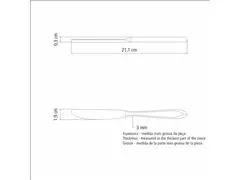 Faca de Mesa Tramontina Laguna Aço Inox - 6