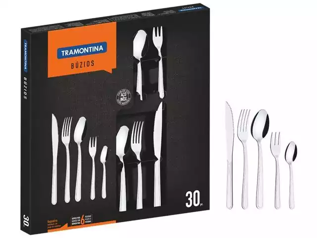 Jogo de Talheres Tramontina Búzio 30 Peças