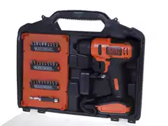 Furadeira e Parafusadeira Black & Decker Bateria 12V com 30 Bits - 2