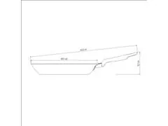 Frigideira em Alumínio Tramontina Bergamo Vermelha Ø 26 cm - 4