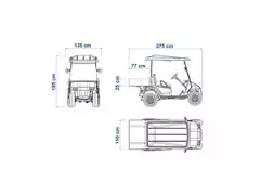 Veículo Utilitário Elétrico Elettro Tramontina 170CP AC 5KW 48V 6,7HP - 9