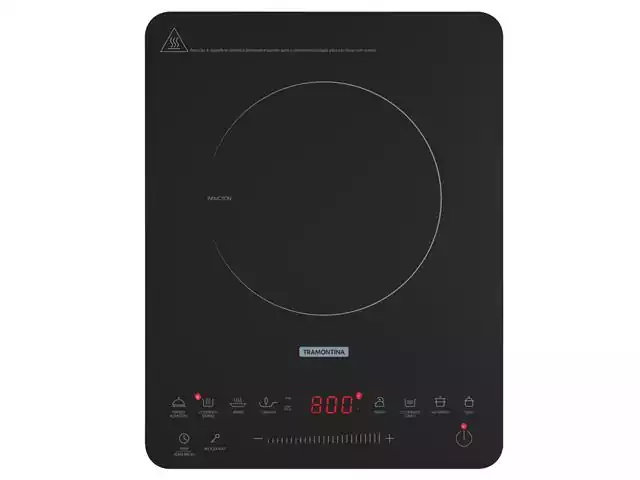 Cooktop Portátil Tramontina Slim Touch EI30 por Indução 