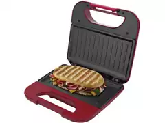 Grill e Sanduicheira Britânia Toast BGR01V Vermelho 750W - 4