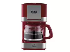 Cafeteira Elétrica Philco PH16 Vermelha e Inox 15 Xícaras 550W - 2