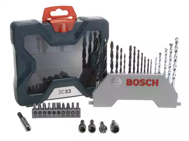 Mala de Acessórios Bosch X-Line com 33 Unidades