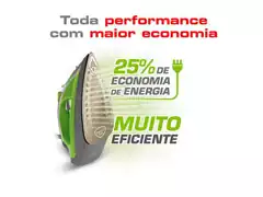 Ferro de Passar à Vapor Arno Ecogliss Cinza e Verde - 5