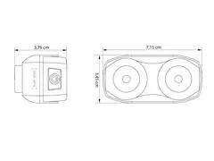 Sinalizador Traseiro de LED Tramontina para Bicicleta - 3