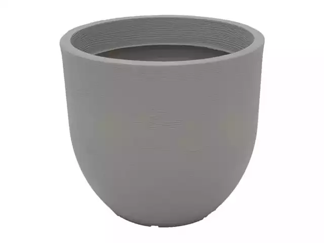 Vaso Laos Tramontina Basic em Polietileno 38 cm Concreto