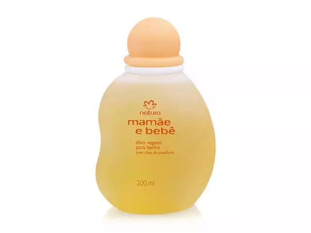 Óleo Vegetal para Banho Natura Mamãe e Bebê - 200ml