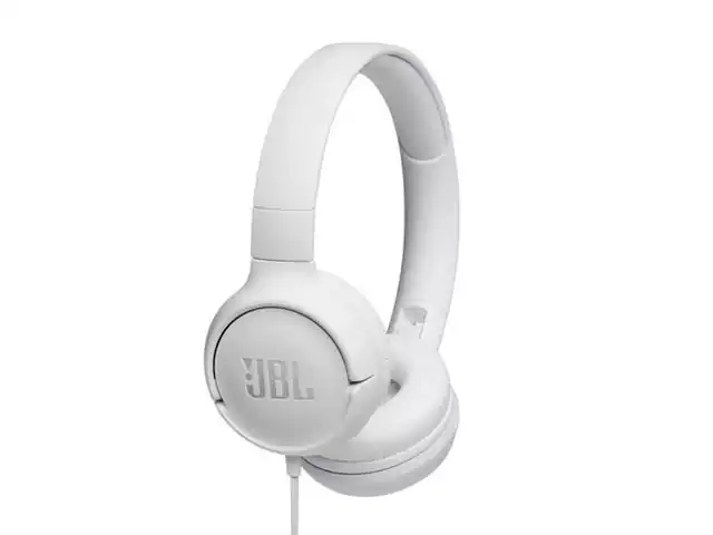 Fone de Ouvido JBL T500 com Fio Branco T500WHITE