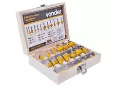 Jogo de Fresas Vonder para Madeira com 12 Peças