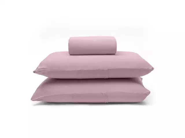 Jogo de Cama Casal Buettner Basic Liso Rose Blush 3 Peças