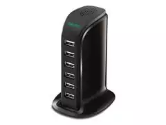 Carregador de Tomada Movitec Hub 6 Portas de Carga USB Bivolt - 0