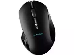 Mouse Sem Fio Movitec 1600 DPI Emborachado 2.4Ghz Preto - 0