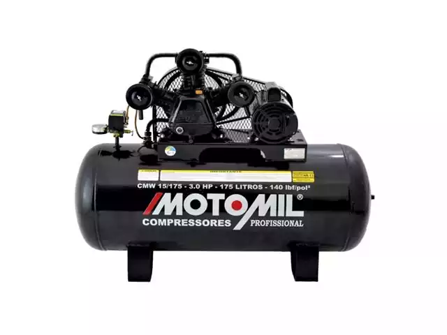 Compressor de Ar Motomil CMW-15/175 140LBS Trifásico Bivolt