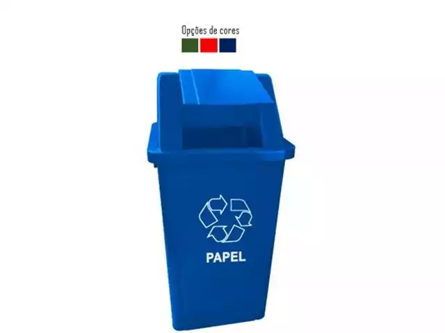 Cesto Quad Bralimpia 60L C Tampa C Ades